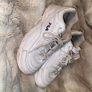 White Fila Shoes